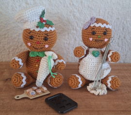 Haakpatroon PDF Gingerbread Bakkerij: Grote Bakkertjes