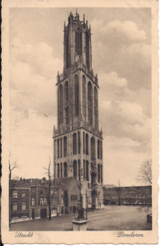 Domtoren - Utrecht - oude kaart 1938 [15286]