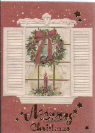 Lucifersboekje met Kerst stickers - 30 stuks (WH1019)