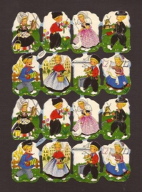Kruger 98/33 Nederlandse klederdracht poezieplaatjes