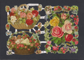 Rozen en Bloemenmanden Poëzie plaatjes 7098