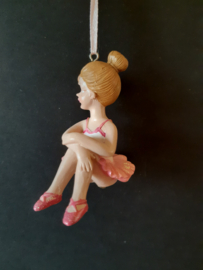 Kleine ballerina felle tutu Kerstornament Kurt S. Adler