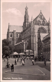 Groote Kerk - Haarlem - oude kaart [15482]