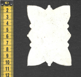 Valentijn met relief en poezieplaatjes antieke kaart (306)