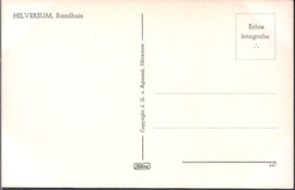 Raadhuis - Hilversum - oude kaart [15452]
