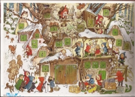 10393 De dwergjes gaan Kerstfeest vieren Adventskalender