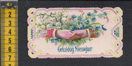 Relief met Zijde Kaarten Antiek