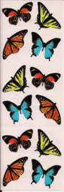 Vlindertjes stickers