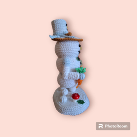 Crocheted small Snowmen Nutcracker