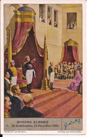 Liebig: Koning Albert - De Eedaflegging 23 december 1909