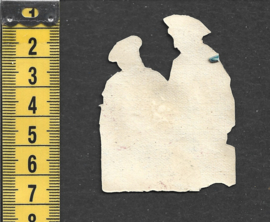 Matrozen tatoëren elkaar antiek poezieplaatje (778)