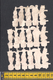 M.P. 586 Circusdieren poezieplaatjes half vel (NIET COMPLEET)(1)