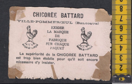 Chicorée Battard  - Jongen bij water reclame Litho (482)
