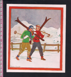 Boekenprent: Skiën - Freddie Langeler