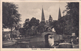 Waterpoort - Sneek - oude kaart 1931 [15077]