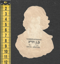 Kinderkopje - Vitello - antiek poezieplaatje (772)