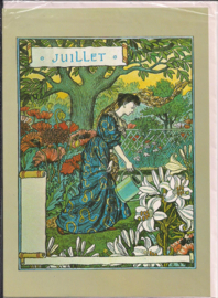 Eugene Grasset Juillet dubbele kaart