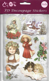 3D Glitter Stickers: Het is Kerst!
