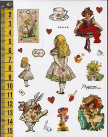 Stickers nostalgie papier - WH1066