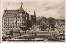 Pr.Hendrikkade Victoriahotel - Amsterdam - oude kaart [15104]