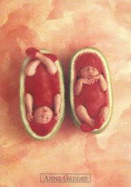Anne Geddes kaart nr. A220: Watermeloenen