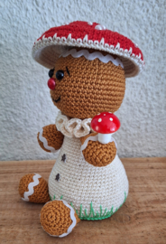 Crochet Pattern PDF Gingerbread Toadstool