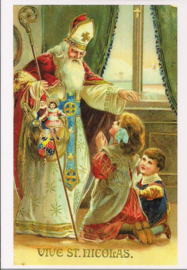 Mag ik een cadeautje Sinterklaas? prentbriefkaart [1C1800]