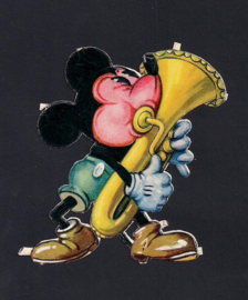 Mickey Mouse antiek poezieplaatje W.Hagelberg 2183 (178)