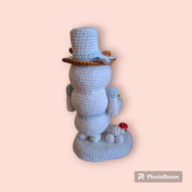Crocheted small Snowmen Nutcracker