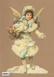 Kerst sneeuw engel poezieplaatjes 5102