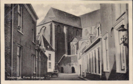 Korte Kerkstraat - Harderwijk - oude kaart [15380]