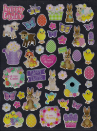 Pasen folie stickers 1