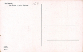 Engeltjes brengen cadeau - oude kaart [15592]