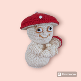 Crochet Pattern PDF Mom with child Toadstools