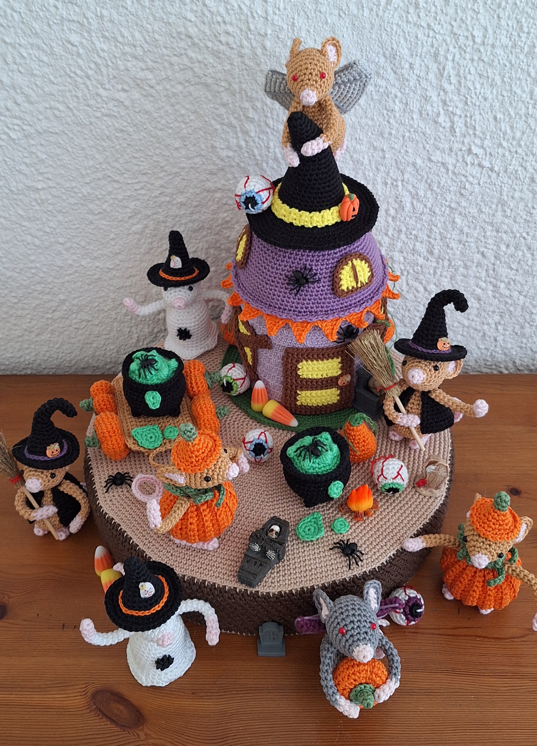 Compleet Haakpatroon PDF Halloween Muizenhuis (6 patronen)