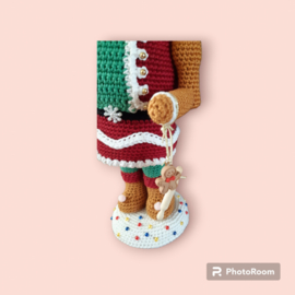 Haakpatroon PDF Gingerbread Nutcracker Warme Chocolademelk