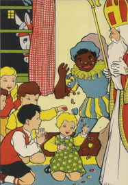 Daar is Sinterklaas prentbriefkaart [C11121]
