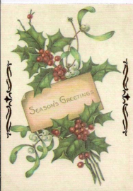 Lucifersboekje met Kerst stickers - 30 stuks (WH1088)