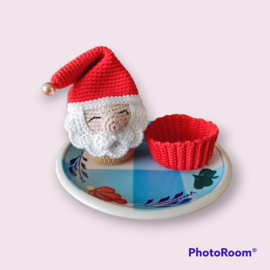 Kerstman Cupcake