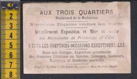 Aux Trois Quartiers - Brief geschreven reclame Litho (514)