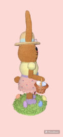 Crocheted Gingerbread Easter Bunny Nutcracker