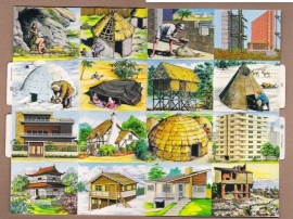 Woningen Hutten poëzieplaatjes MLP 1623