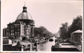 Singel met Luthersche Kerk - Amsterdam - oude kaart [15086]