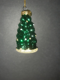 Kerstboom kerstornament glas