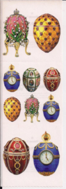 Fabergé Eieren 2 stickers