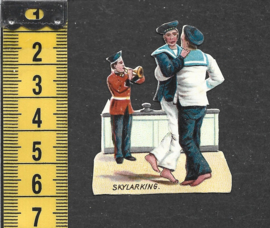 Matrozen maken lol antiek poezieplaatje (780)