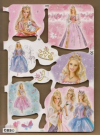 Barbie Mattel poezieplaatjes met glitter MLP 2090