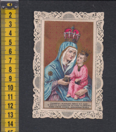 Religieus kaartje met Paper Lace rand (R20)