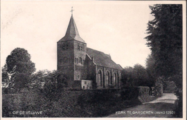 Kerk - Garderen - oude kaart [15395]