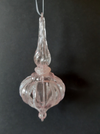 Roze kerstornament Kurt S. Adler